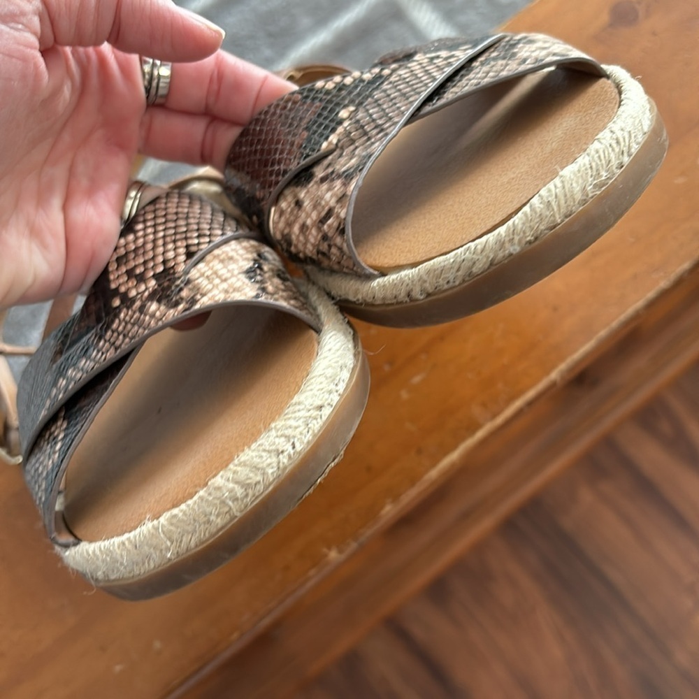 Nordstrom Rack Snake Skin Sandals - Picture 2 of 5